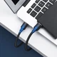 Кабель Ugreen USB-A 2.0 to USB-A 2.0 0.5m Black (6957303813087) - зображення 4