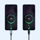 Кабель Ugreen Quick Charge USB-A to USB Type-C 3A 0.5m Gray (6957303861255) - зображення 4