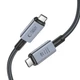 Кабель Tech-Protect UltraBoost Max USB-C to USB-C 2 m Grey (5906302308996) - изображение 2