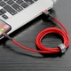 Кабель Baseus Kevlar Cable USB for Lightning 1.5A 2M Gray+Red (CALKLF-C09) - зображення 4
