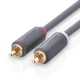 Кабель Ugreen 2x RCA/2x Cinch 5m Gray (UGR457BLK) - зображення 5