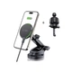 Автодержатель с функцией беспроводной зарядки Tech-Protect MM15W-V7 QI2 Magnetic Dashboard & Vent Car Mount Wireless Charger 15W Black with MagSafe (5 - изображение 2