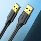 Кабель Ugreen USB-A to USB-A 0.5m Black (6957303800513) - зображення 3
