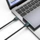 Кабель Ugreen USB-A to USB-A 0.5m Black (6957303800513) - зображення 4