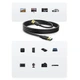 Кабель Ugreen USB-A to USB-A 0.5m Black (6957303800513) - зображення 5