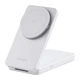 Бездротовий зарядний пристрій Ugreen W528 2-in-1 для iPhone | AirPods 20W White (6941876240555) - зображення 1