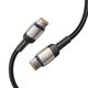 Кабель Tech-Protect UltraBoost Evo USB-C to USB-C PD 100W 5A 2m Titanium (5906203690640) - изображение 2
