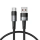 Кабель Tech-Protect UltraBoost Type-C Cable 66W | 6A 25cm Grey (9490713934128) - изображение 1