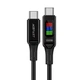 Кабель Acefast Display Cable USB-С to USB-С 1.2m 100W Black (C7-03) - изображение 1
