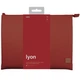 Чехол-конверт UNIQ Lyon Sleeve Waterproof RPET 14" Brick Red (UNIQ-LYON(14)-BRICKRED) - изображение 3