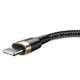 Кабель Baseus Kevlar Cable USB for Lightning 1.5A 2M Gold+Black (CALKLF-CV1) - зображення 2
