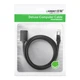 Кабель-удлинитель Ugreen Ethernet RJ45 (Male) to RJ45 (Female) 1000Mbps 0.5m Black (6957303882786) - изображение 5
