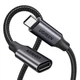 Кабель-подовжувач Ugreen USB-C 3.2 (Male to Female) 1m Black (6941876241910) - зображення 2