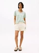 Футболка хлопковая женская Tommy Hilfiger 796952734 XS Белый/Зеленый (1159856055) - изображение 3