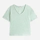 Футболка хлопковая женская Tommy Hilfiger 796952734 XS Белый/Зеленый (1159856055) - изображение 5