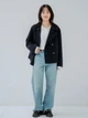 Пальто осеннее короткое женское Uniqlo 599644222 L Синее (1159855893) - изображение 13