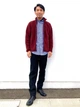 Толстовка на флисе на молнии мужская Uniqlo 663848946 2XL Бордовая (1159855932) - изображение 2
