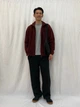 Толстовка на флисе на молнии мужская Uniqlo 663848946 2XL Бордовая (1159855932) - изображение 6