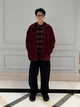 Толстовка на флисе на молнии мужская Uniqlo 663848946 2XL Бордовая (1159855932) - изображение 13
