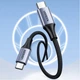 Кабель Ugreen USB Type-C to USB Type-C 240W 5A 2m Gray (UGR1317GRY) - зображення 2