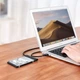 Адаптер Ugreen 2.5" SATA III 3.0 HDD SSD - USB Type-C 3.2 Gen 1 (SuperSpeed USB 5 Gbps) Black (UGR332) - зображення 10