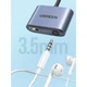 Адаптер Ugreen Audio Adapter USB Type-C to USB Type-C PD QC with Mini Jack 3.5mm Gray (UGR1278GRY) - зображення 11