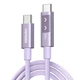Кабель Ugreen Uno USB-C to USB-C 100W 2m Purple (6941876262168) - зображення 1
