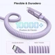Кабель Ugreen Uno USB-C to USB-C 100W 2m Purple (6941876262168) - зображення 4