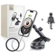 Автодержатель с функцией беспроводной зарядки Tech-Protect MM15W-V6 Magnetic Dashboard & Vent Car Mount Wireless Charger 15W Black with MagSafe (59063 - изображение 1