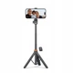 Универсальный штатив Tech-Protect L03S Wireless Selfie Stick Tripod Black (9490713934463) - изображение 3
