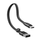 Кабель Baseus Nimble USB-A to USB-C 0.23m Black (CATMBJ-01) - зображення 3