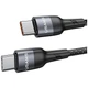 Kabel Usams USB‑C to USB‑C 100W 1.4 m Black with Massager (6958444995250) - obraz 4