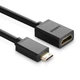 Адаптер Ugreen HDMI to Mini HDMI 4K 60Hz Ethernet HEC ARC 22cm Black (6957303821372) - зображення 2