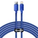 Кабель Baseus Crystal Shine USB-C to Lightning 2m Blue (CAJY000303) - изображение 1