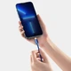 Кабель Baseus Crystal Shine USB-C to Lightning 2m Blue (CAJY000303) - изображение 11