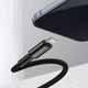 Кабель Baseus High Density Braided USB-C to Lightning 1m Black (CATLGD-01) - изображение 11