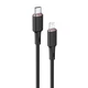 Кабель для зарядки Acefast Type-C to Lightning 30 Вт 1.2 м Чёрный (C2-01) - изображение 1
