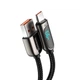 Кабель Baseus Display USB-A to USB-C 66W 1m Black (CASX020001) - изображение 2