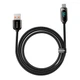 Кабель Baseus Display USB-A to USB-C 66W 1m Black (CASX020001) - изображение 6