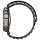 Remień Spigen WBF1 do Apple Watch 49 46 45 44 mm Black Green (8800283313574) - obraz 5
