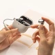 Чехол для наушников Ringke Onyx Magnetic для Samsung Galaxy Buds 3 | 3 Pro Warm Grey with MagSafe (8809961787935) - изображение 3