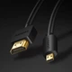 Кабель Ugreen HDMI to micro HDMI 19pin 2.0v 4K 60Hz 30AWG 1.5m Black (UGR568) - зображення 2