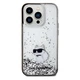 Чохол Karl Lagerfeld Liquid Glitter Choupette для iPhone 14 Pro Transparent (KLHCP14LLKCNSK) - зображення 3