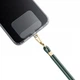 Универсальный шнурок 3mk EasyClip Dark Green with Gold Metal (5903108568623) - изображение 4