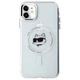 Чохол Karl Lagerfeld IML Metal Choupette Head для iPhone 11 | XR Transparent/White with MagSafe (KLHMN61HLSCHH) - зображення 3