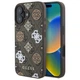 Чохол Guess Peony On 4G Background для iPhone 16 Brown with MagSafe (GUHMP16SP4PWPW) - зображення 1