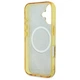 Чохол Guess IML Peony On 4G Background для iPhone 16 Brown with MagSafe (GUHMP16SH4PYEEW) - зображення 7