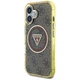 Чохол Guess IML Metal Glitter 4G Circle Triangle для iPhone 16 Brown with MagSafe (GUHMP16SHG4PRTGW) - зображення 2