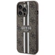Чохол Guess 4G Printed Stripes для iPhone 13 Pro Brown with MagSafe (GUHMP13LP4RPSW) - зображення 2