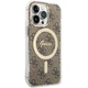 Чохол Guess 4G для iPhone 13 Pro Brown with MagSafe (GUHMP13LH4STW) - зображення 3